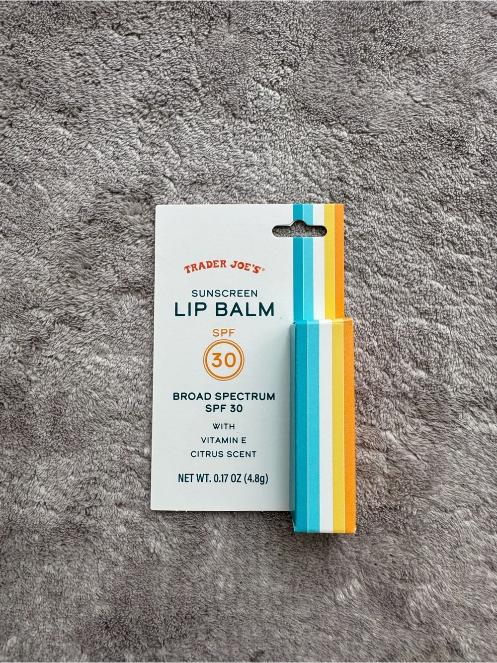 Trader Joe's SPF 30 Sunscreen Lip Balm - Citrus